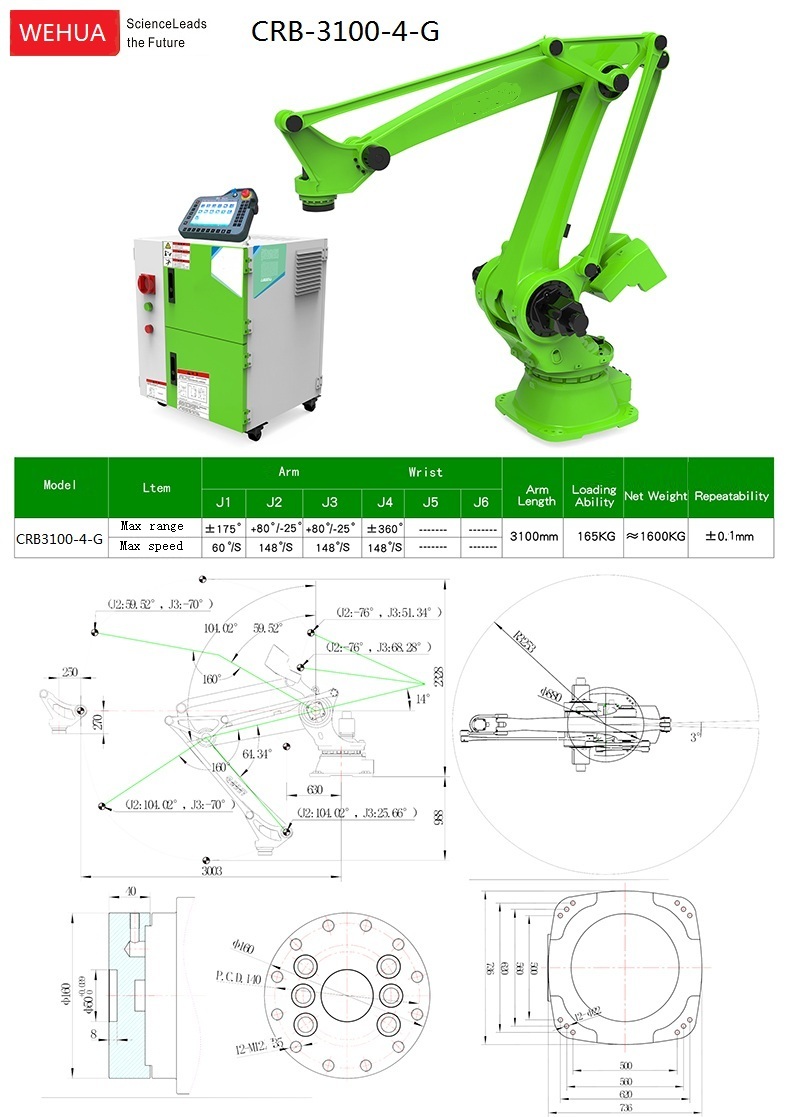 Handling industrial robot CRB-3100-4-G