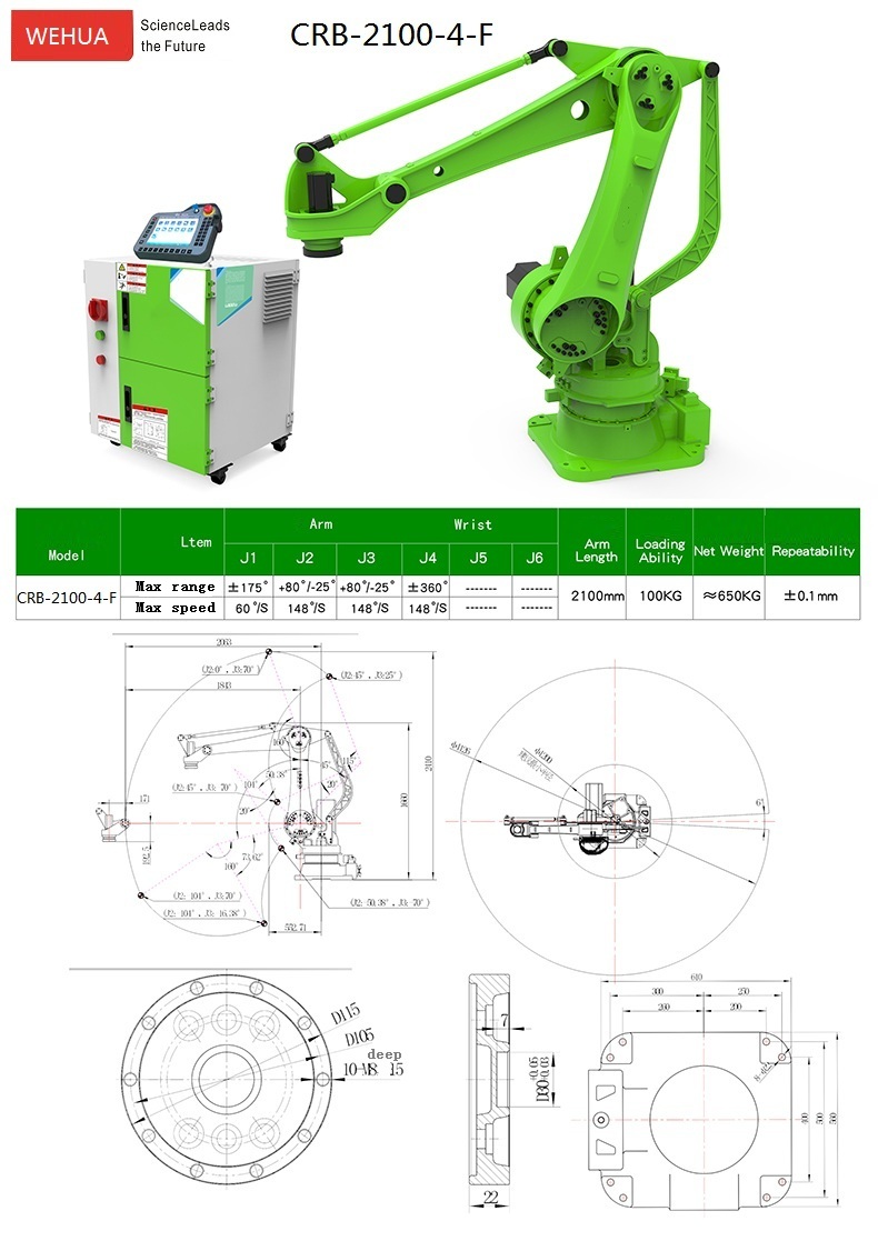 Handling industrial robot CRB-2100-4-F